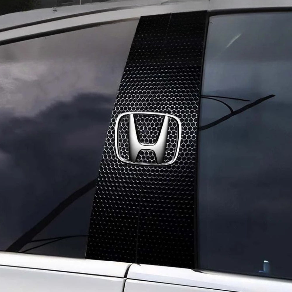 2x Pegatinas para cristales de coche con logotipo