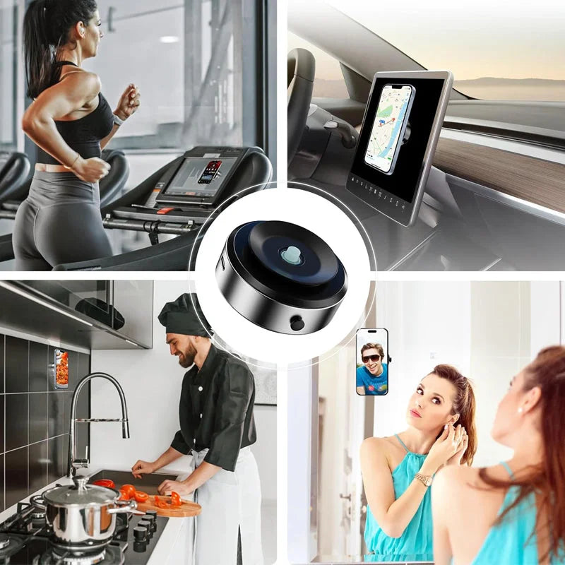 Suport pentru telefonul mobil magnetic în vid